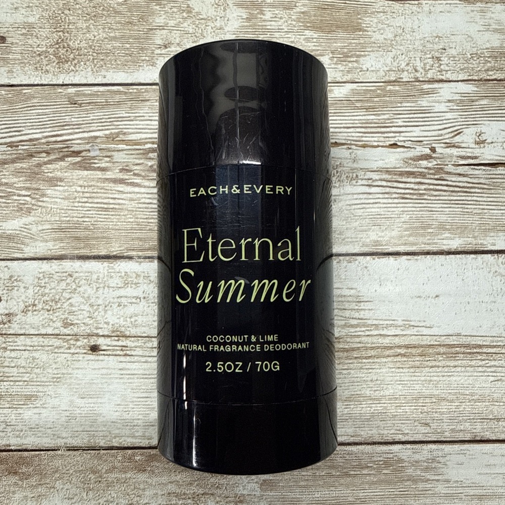 Eco-Friendly Coconut & Lime Deodorant‎ - Clean Formula for Men & Women, 2.5oz